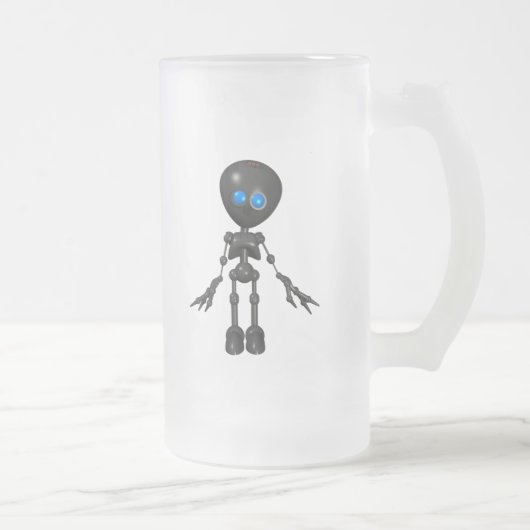 Bionic Boy 3D Robot - Vooruitkijkend Matglas Bierpul (Rechts)