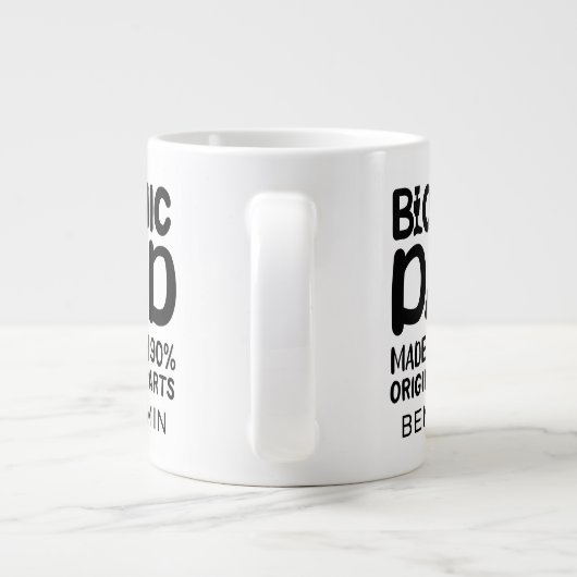 Bionic Dad Knee Replacement Celebration Extra Grote Beker (Achterkant)