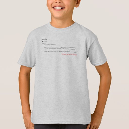 Bionic Definition in Black Go Ahead T-shirt (Voorkant)