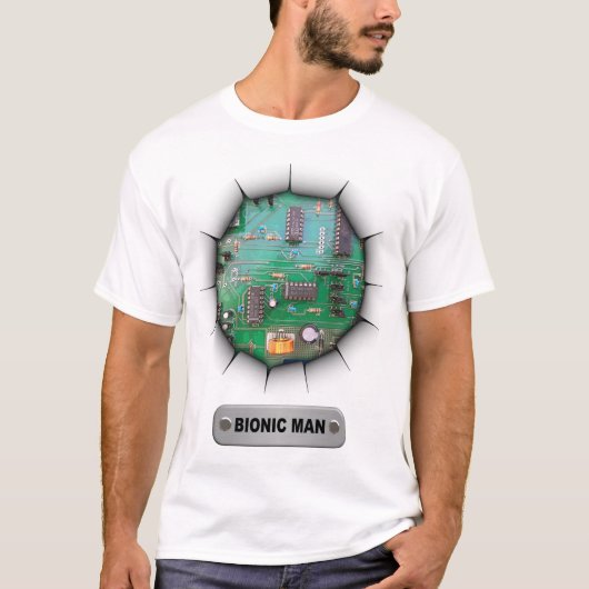 bionic man t-shirt (Devant)