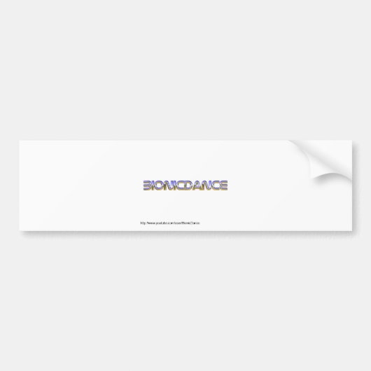 BionicDance Bumpersticker (Voorkant)