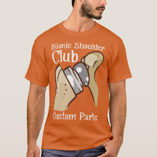 Bionische schoudervervangingen schouderrep t-shirt
