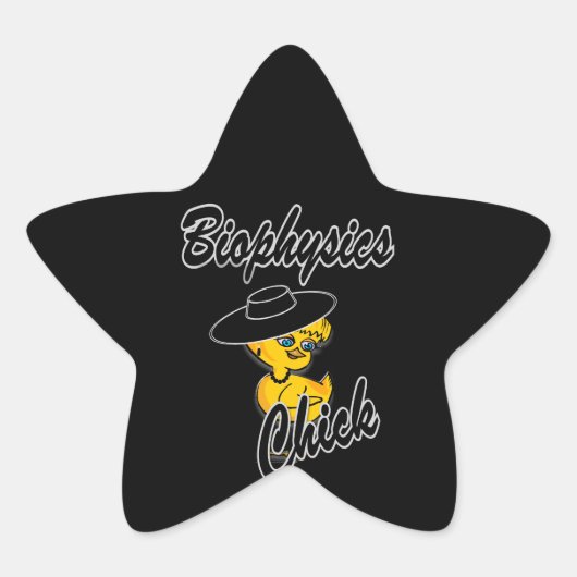 Biophysics Chick #4 Ster Sticker (Voorkant)