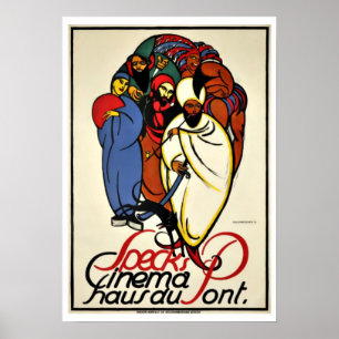  bioscoop Art Deco Repro. Afdrukken Poster