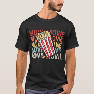 Bioscoop Cinema televisie Cadeau Film Nacht grappi T-shirt