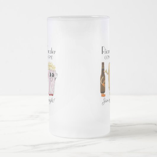 Bioscoop Concessie Stand Hotdog Popcorn Matglas Bierpul (Center)