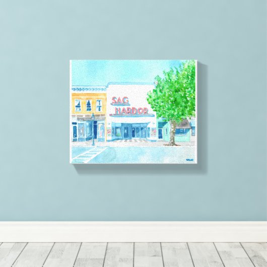 Bioscoop Kunst op Canvas (Insitu (Houten vloer))