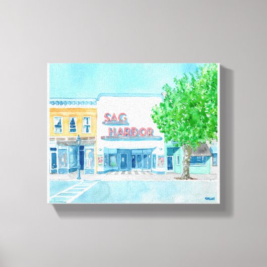 Bioscoop Kunst op Canvas (Voorkant)