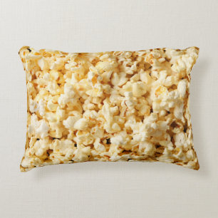 Bioscoop Popcorn volledige achtergrond. Accent Kussen