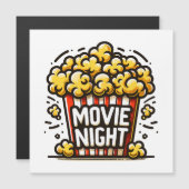 Bioscoopavond Plezierige Speelse Popcorn (Voorkant / Achterkant)