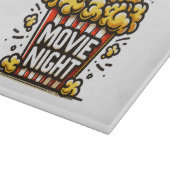 Bioscoopavond Plezierige Speelse Popcorn Snijplank (Hoek)