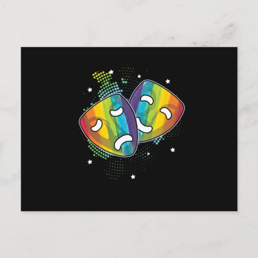bioscoopbioscoopactor actrice regenboog LGBT G Briefkaart (Voorkant)