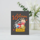 Bioscoopfeest Cinema Theater Verjaardag Matching Briefkaart (Staand voorkant)