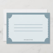 Bioscoopkaartje Kaart (Achterkant)