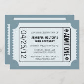 Bioscoopkaartje Kaart (Voorkant / Achterkant)