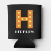 Bioscoopmarktkader letter aangepaste gloeilamp mon blikjeskoeler (Achterkant)