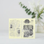 bioscoopnieuws! HONKY-TONK Briefkaart (Staand voorkant)