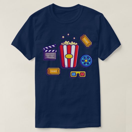 Bioscoopset T-shirt (Design voorkant)