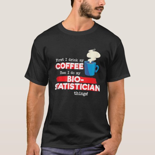 Biostatistician and Coffee  Biostatistics Tank Top (Voorkant)