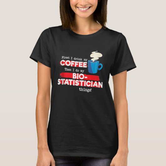 Biostatistician and Coffee  Biostatistics Tank Top (Voorkant)