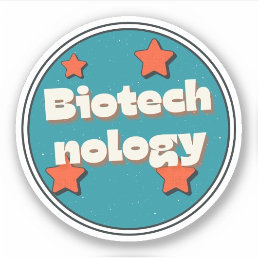 Biotechnologie Sticker (Voorkant)