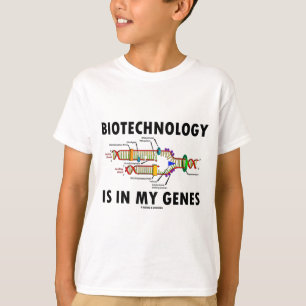 Biotechnologie zit in mijn genen (DNA-replicatie) T-shirt