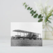 Biplane Airliner, 1919 Briefkaart (Staand voorkant)