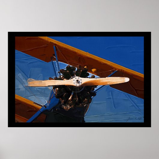 Biplane Prop Poster (Voorkant)