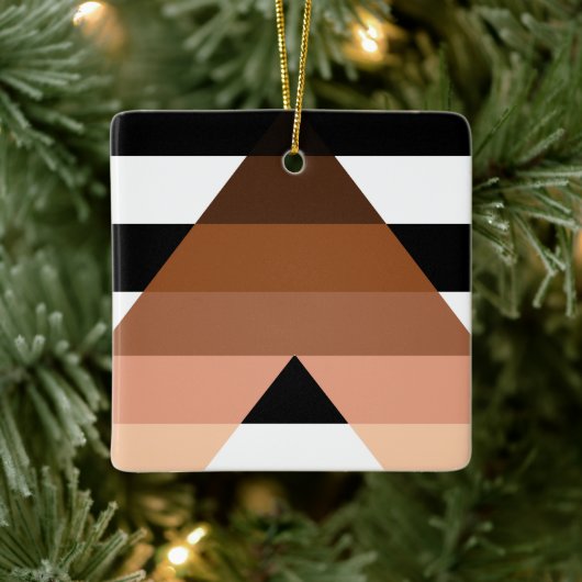 BIPOC Ally Flag Keramisch Ornament (Boom)