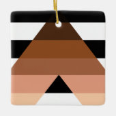 BIPOC Ally Flag Keramisch Ornament (Voorkant)
