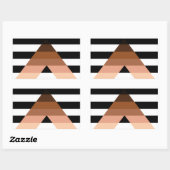 BIPOC Ally Flag Rechthoekige Sticker (Vel)