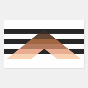 BIPOC Ally Flag Rechthoekige Sticker