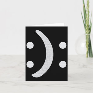 Bipolair bewustzijn Happy Sad Face Mental Health Kaart