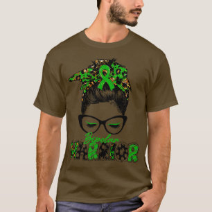 Bipolair Bewustzijn Warrior Vrouwen Glas Messy Bun T-shirt