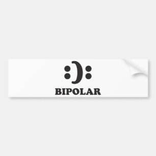 Bipolair Bumpersticker