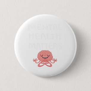 Bipolaire geestelijke gezondheidsbewustzijn Geeste Ronde Button 5,7 Cm