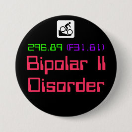 Bipolaire II-stoornis DSM-5-toets Ronde Button 7,6 Cm