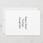 Bipolaire merg bedankkaart (Achterkant)