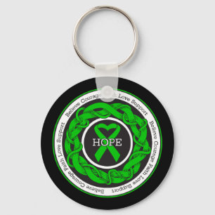 Bipolaire stoornis Hope Intertwind Ribbon Sleutelhanger