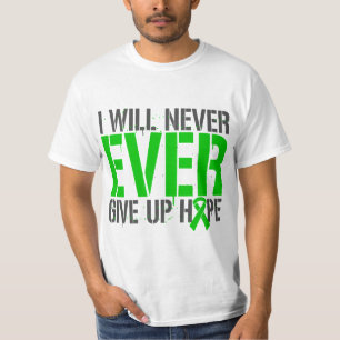 Bipolaire stoornis Ik zal nooit de hoop opgeven T-shirt