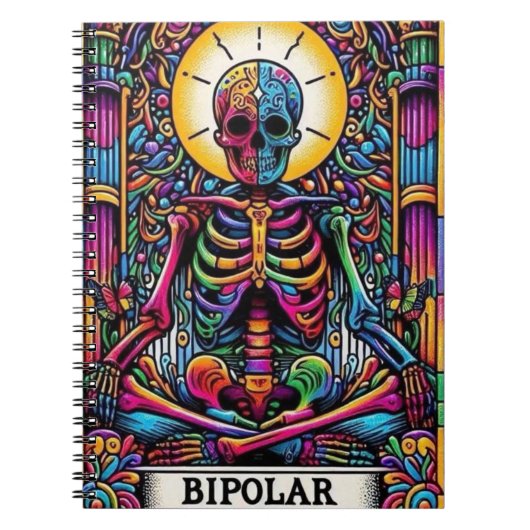 Bipolaire Tarotkaart | Mystieke Occult Notitieboek (Voorkant)