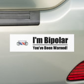 BiPolar Bumber Stilcker Bumpersticker (Op auto)
