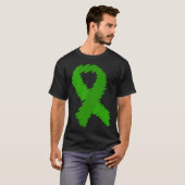 Bipolar Disorder Awareness Ribbon T-shirt (Voorkant volledig)