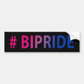 #Bipride Bisexual Pride Bumpersticker (Voorkant)