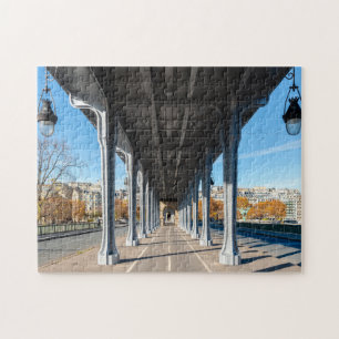 Bir-Hakeimbrug over de Seine - Parijs, Frankrijk Legpuzzel