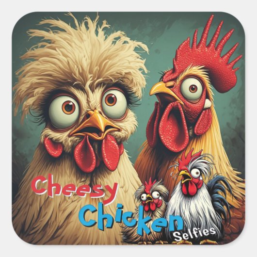 “Birb Energy” Mike & Mandy Selfie Sticker (Voorkant)