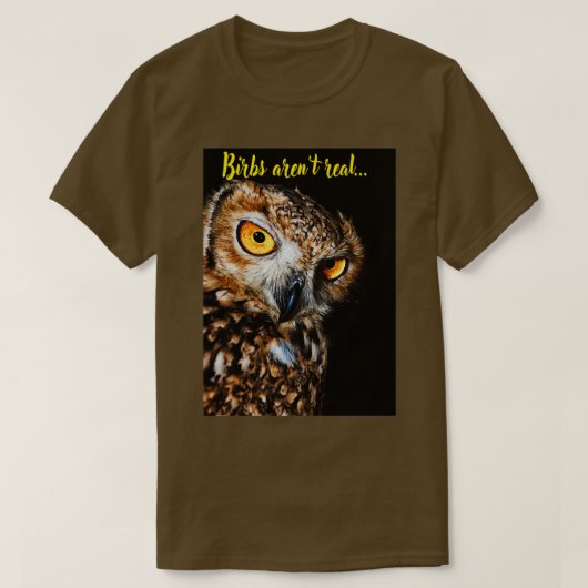 Birbs Arent Real T-shirt (Design voorkant)