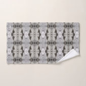Birch Bark Black en White Bad Handdoek (Handdoek)