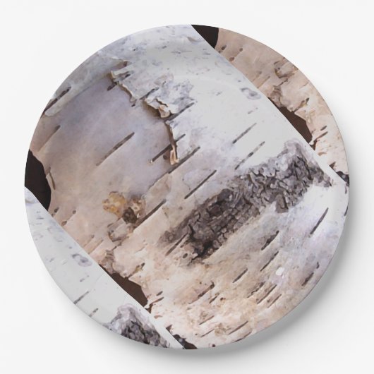 Birch Bark Papieren Bordje (Voorkant)
