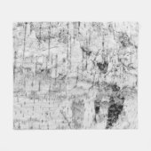 Birch bark pattern fleece blanket (Voorkant (Horizontaal))